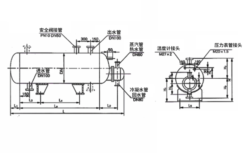 臥式螺旋板換熱器安裝使用介紹